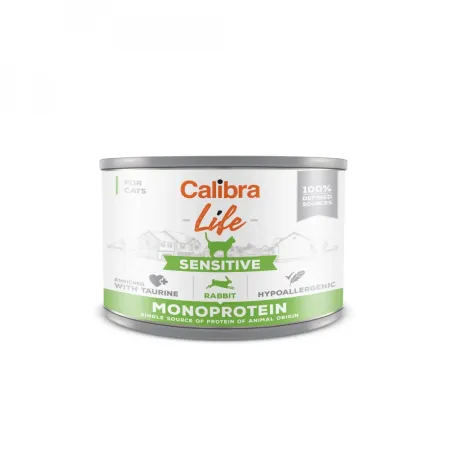 Calibra Cat Life Sensitive Królik 200g